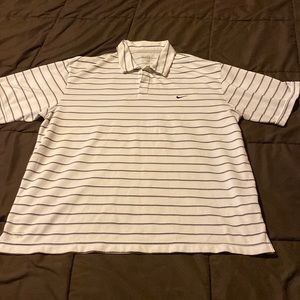 Nike polo stripped mens XL